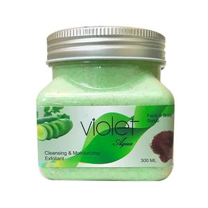 اسکراب لایه بردار پوست ویولت مدل cucumber حجم 300 میلی لیتر