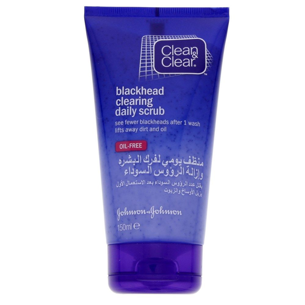 اسکراب لایه بردار پوست کلین اند کلیر مدل blackhead clear حجم 150 میلی لیتر