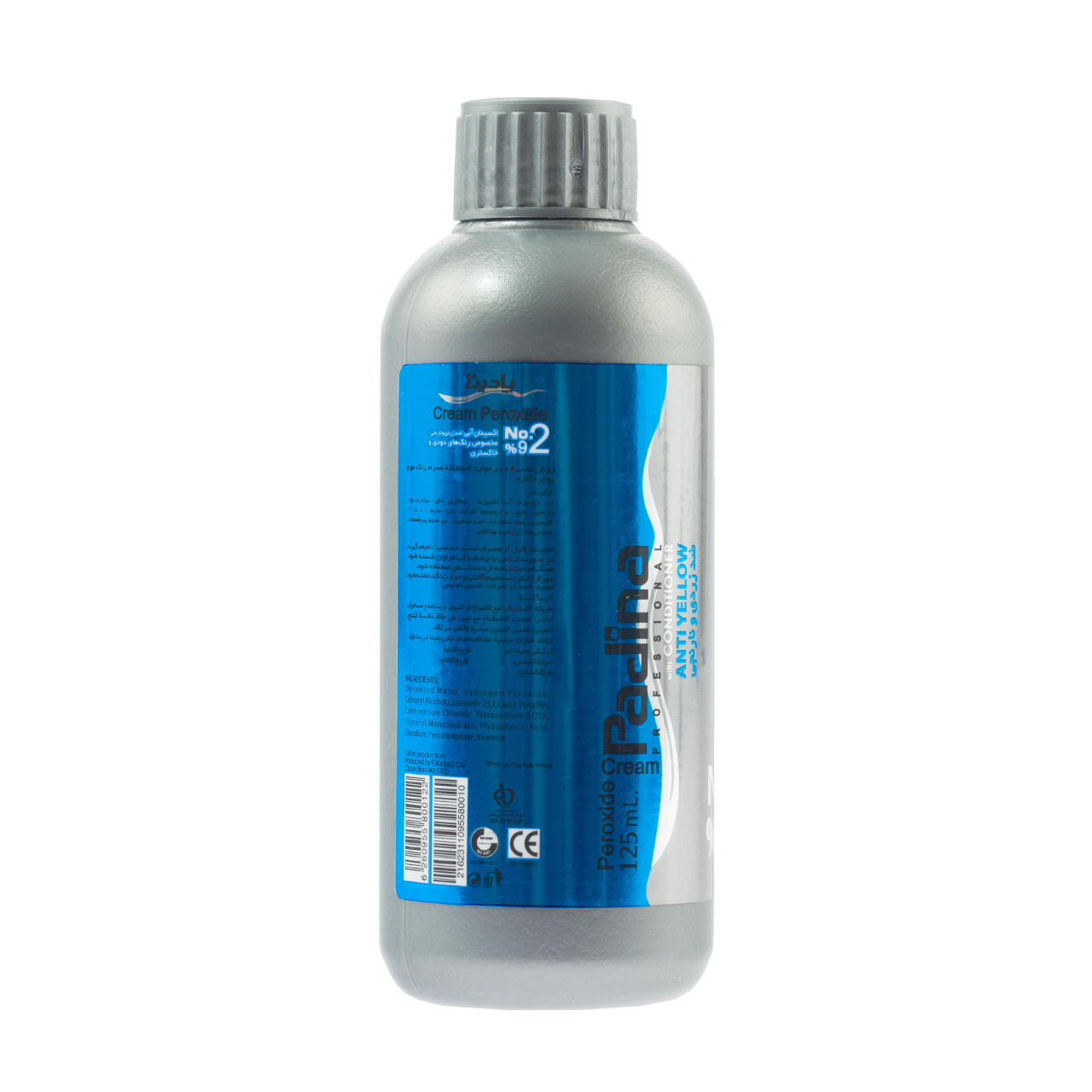 اکسیدان پادینا مدل anti red نه درصدی حجم 125 میلی لیتر