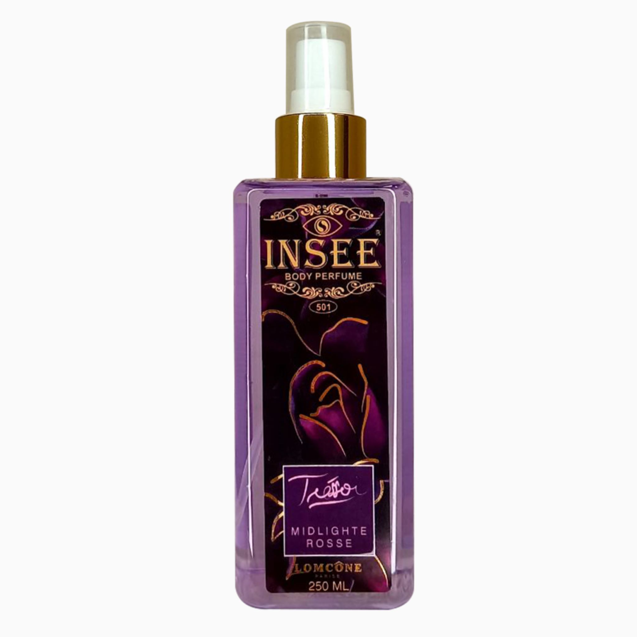 بادی اسپلش زنانه اینسی مدل lancome midnight rose حجم 250 میلی لیتر