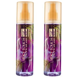 بادی اسپلش زنانه مای مدل silky touch حجم 200 میلی لیتر مجموعه 2 عددی