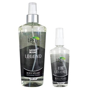 بادی اسپلش لفو مدل mont blank legend حجم 250 میلی لیتر به همراه بادی اسپلش لفو حجم 60 میلی لیتر