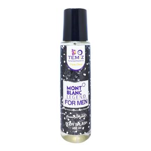 بادی اسپلش مردانه تمیز مدل mont blanc legend حجم 250 میلی لیتر