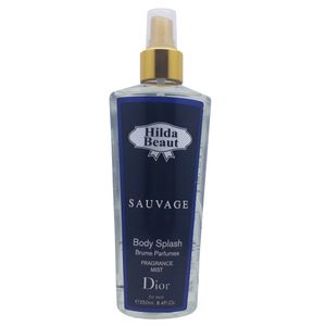 بادی اسپلش مردانه هیلدابیوت مدل sauvage حجم 250 میلی لیتر
