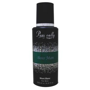 بادی اسپلش مردانه پاریسولی مدل mont blanc حجم 250 میلی لیتر