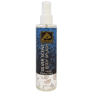 بادی اسپلش مردانه پیرلند مدل silver scent حجم 210 میلی لیتر
