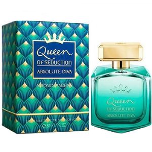 تستر ادو تویلت زنانه آنتونیو باندراس مدل queen of seduction absolute diva حجم 80 میلی لیتر