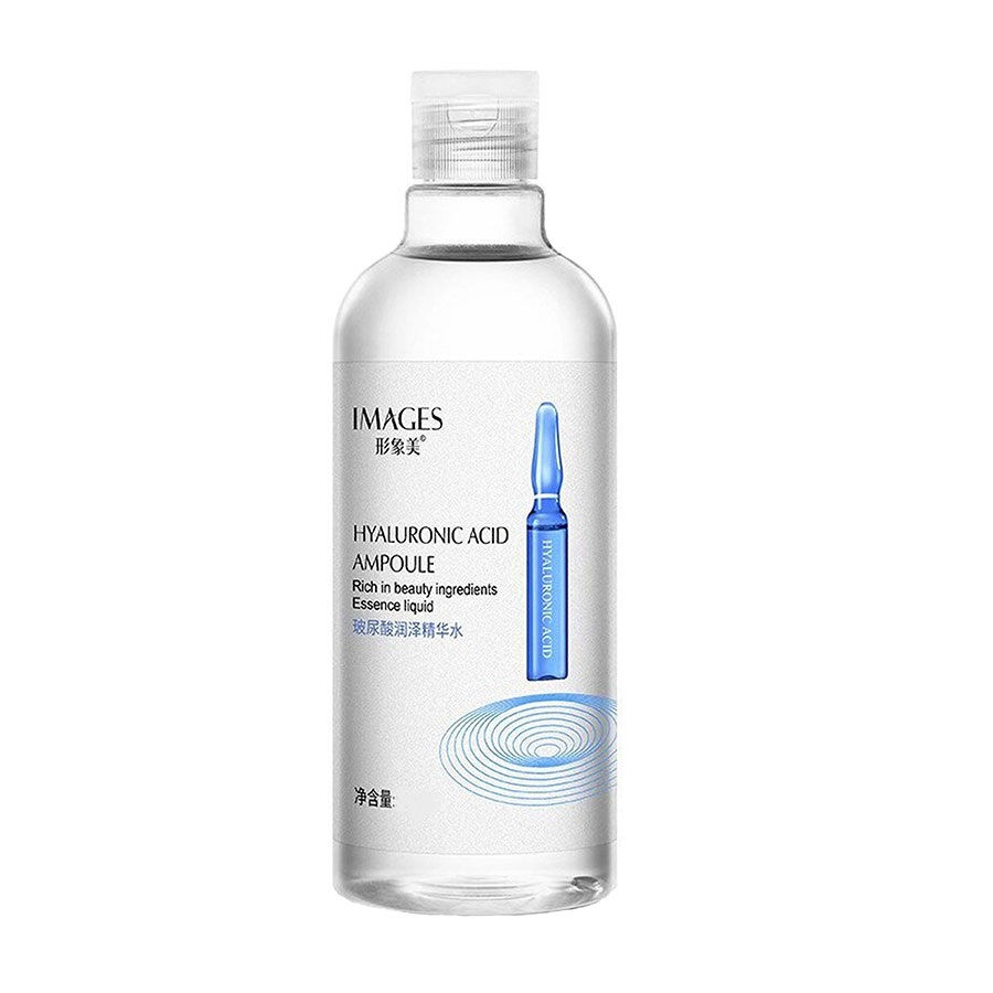 تونر پاک کننده آرایش ایمجز مدل hyaluronic acid ampoule حجم 300 میلی لیتر