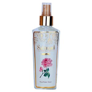 تونر پاک کننده صورت سرمد مدل gold rose water حجم 140 میلی لیتر