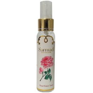 تونر پاک کننده صورت سرمد مدل rose water حجم 60 میلی لیتر بسته 6 عددی