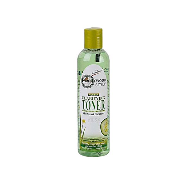 تونر پاک کننده صورت هالیوود استایل مدل aloe vera & cucumber حجم 250 میلی لیتر