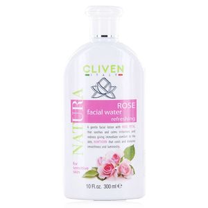 تونیک آب گل رز کلیون مدل rose facial water حجم 300 میلی لیتر