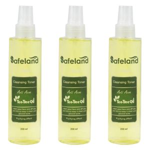 تونیک ضد جوش سیفلند مدل teo tree oil حجم 200 میلی لیتر بسته 3 عددی