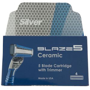 تیغ یدک سیلور مدل blaze 5 بسته 4 عددی
