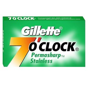 تیغ یدک ژیلت مدل 7 o clock بسته 20 عددی
