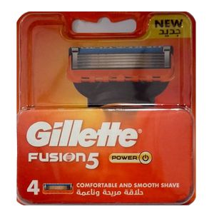 تیغ یدک ژیلت مدل fusion5 power بسته 4 عددی
