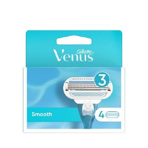تیغ یدک ژیلت مدل venus smooth بسته 4 عددی