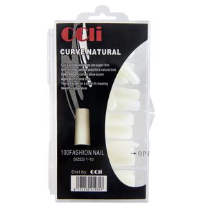 تیپ ناخن سی‌سی‌لی مدل curve natural بسته 100 عددی