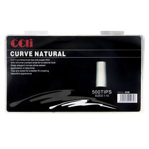 تیپ ناخن سی‌سی‌لی مدل curve natural بسته 500 عددی