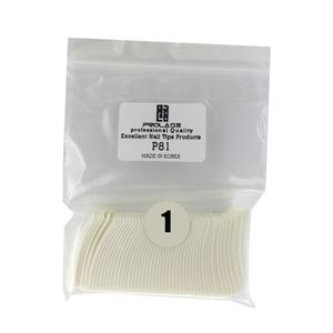 تیپ کاشت ناخن پرولایز شماره 1  p81 بسته 50 عددی