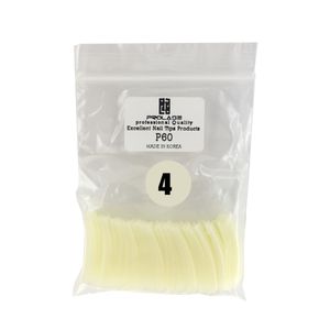 تیپ کاشت ناخن پرولایز شماره p60  4 بسته 50 عددی