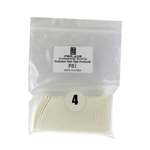 تیپ کاشت ناخن پرولایز شماره p81  4 بسته 50 عددی