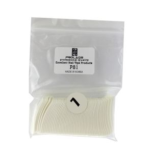 تیپ کاشت ناخن پرولایز شماره p81  7 بسته 50 عددی