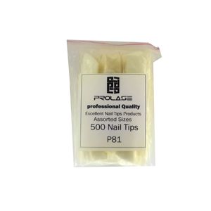 تیپ کاشت ناخن پرولایز شماره p81 بسته 500 عددی