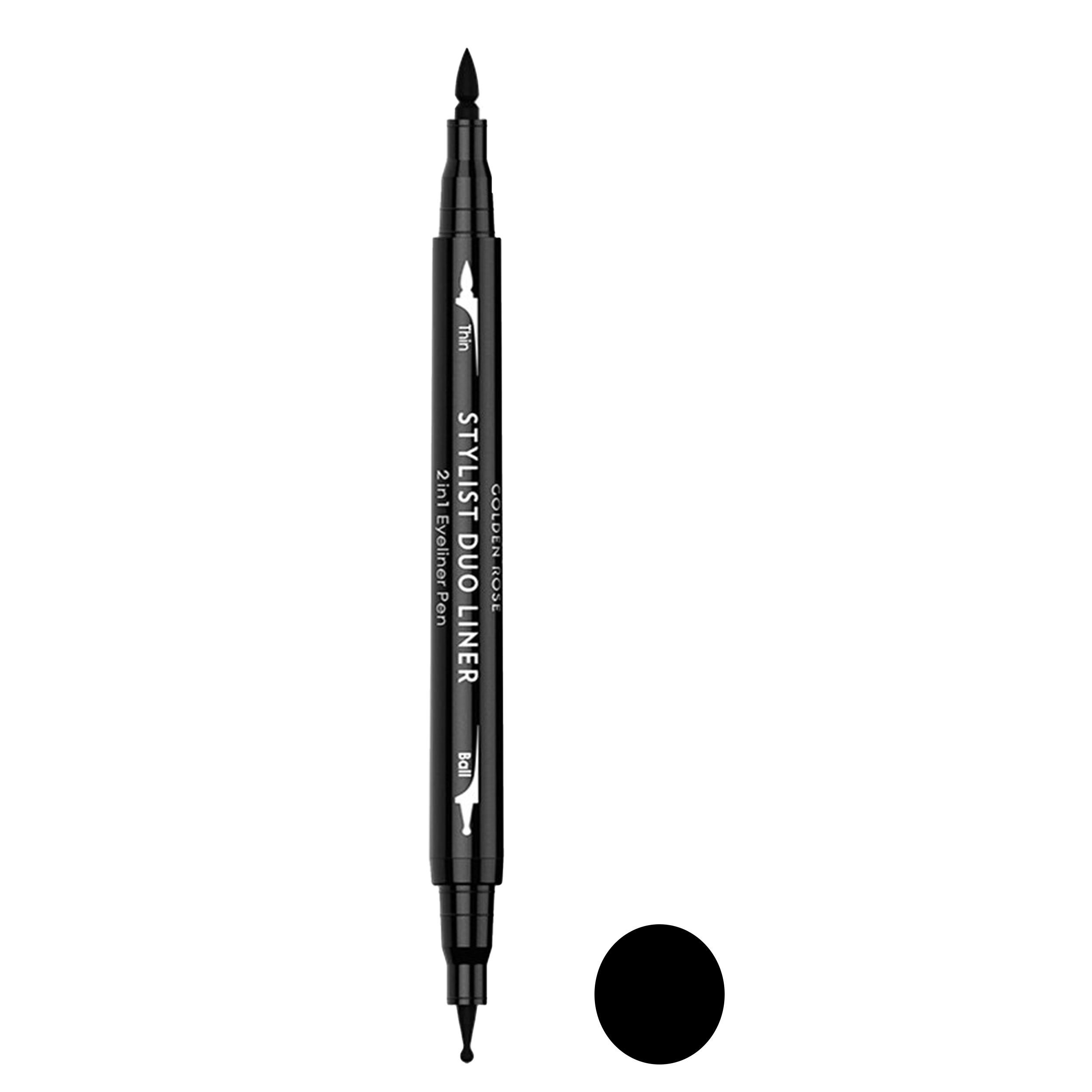 خط چشم گلدن رز مدل duo_liner
