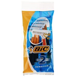 خود تراش بیک مدل 2 sensitive بسته 5 عددی