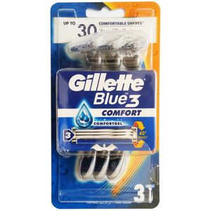 خود تراش ژیلت مدل blue3 comfort بسته 3 عددی