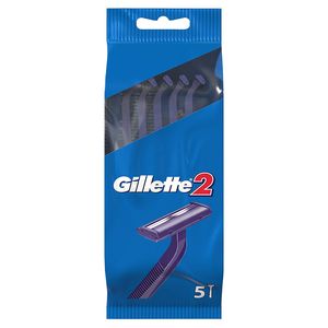خود تراش ژیلت مدل gillette 2 بسته 5 عددی