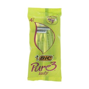 خودتراش زنانه بیک مدل pure بسته 4 عددی