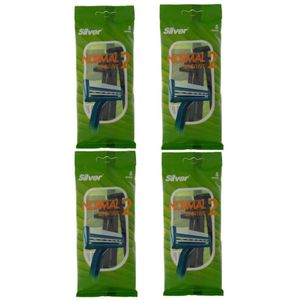 خودتراش سیلور مدل normal 2 sensitive مجموعه 4 عددی