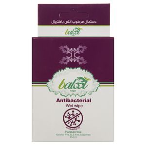 دستمال مرطوب بلوط مدل antibacterial بسته 10 عددی