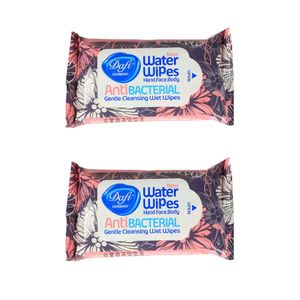 دستمال مرطوب دافی مدل anti bacterial gn مجموعه 2 عددی