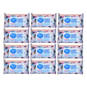 دستمال مرطوب دافی مدل anti bacterial مجموعه 12 عددی