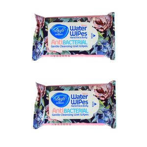 دستمال مرطوب دافی مدل anti bacterial مجموعه 2 عددی
