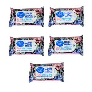 دستمال مرطوب دافی مدل anti bacterial مجموعه 5 عددی