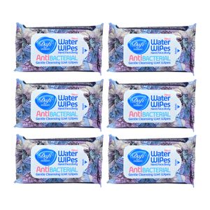 دستمال مرطوب دافی مدل anti bacterial مجموعه 6 عددی