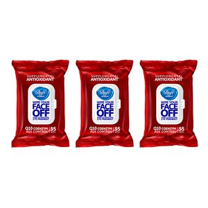 دستمال مرطوب دافی مدل antioxidant مجموعه ۳ عددی