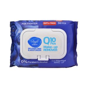 دستمال مرطوب دافی مدل q10 blueberry بسته 50 عددی