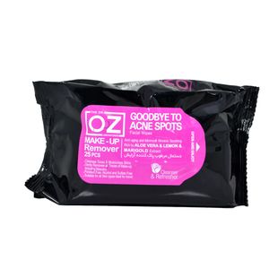 دستمال مرطوب دکتر آز مدل acne sports بسته 25 عددی
