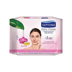 دستمال مرطوب سپتونا مدل orchid بسته 20 عددی