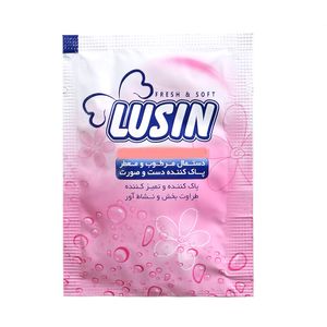 دستمال مرطوب لوسین کد ۴۰ بسته ۱۰ عددی