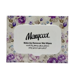 دستمال مرطوب ماکسی کول مدل make up 3 بسته 40 عددی