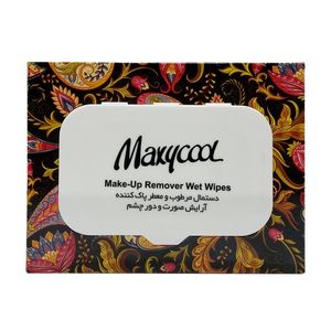 دستمال مرطوب ماکسی کول مدل make up remover بسته 40 عددی