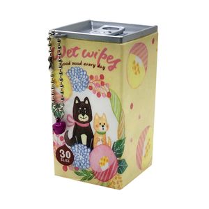 دستمال مرطوب مدل yellow good mood کد 012 بسته 30 عددی