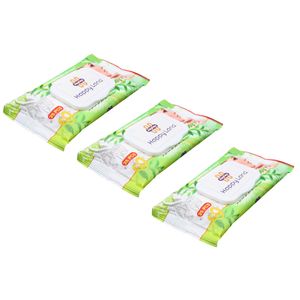 دستمال مرطوب هپی لند مدل beauty مجموعه 3 عددی