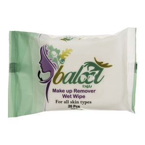 دستمال مرطوب پاک کننده آرایش بلوط مدل makeup remover بسته 10 عددی